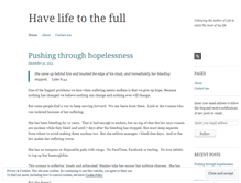 Tablet Screenshot of havelifetothefull.com